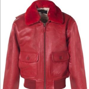 Schott leather bomber jacket